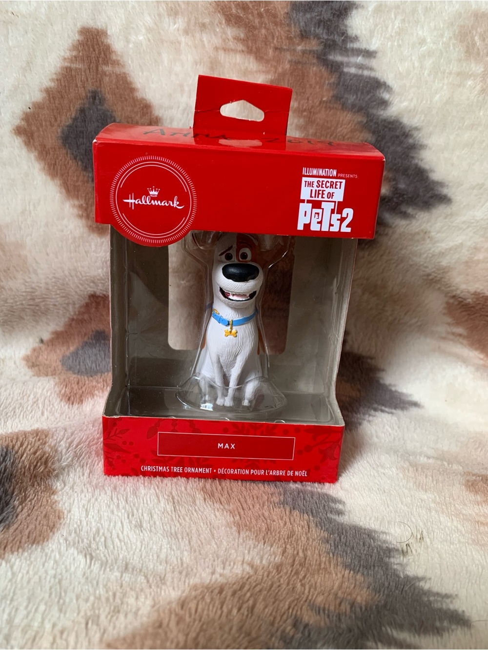 NEW Hallmark 2020 The Secret Life Of Pets 2 MAX Christmas Ornament